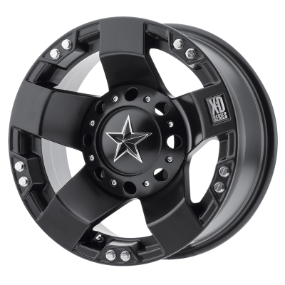 XD SERIES WHEELS - 14 x 7 XD ATV ROCKSTAR SATIN BLACK - 4X110 - 4" BS