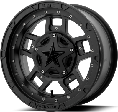 XD SERIES WHEELS - 14 x 7 XD ATV RS3 SATIN BLACK - 4X110 - 4" BS