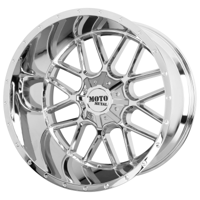 MOTO METAL - 20 x 10 MM SIEGE CHROME - 5X5.0/5.5