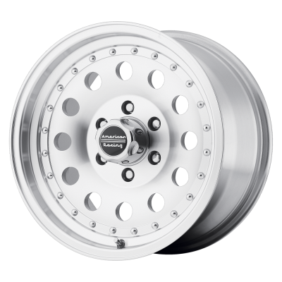 American Racing - 16 x 8 AR62 OUTLAW II Machined 8X170 - 4.5" BS