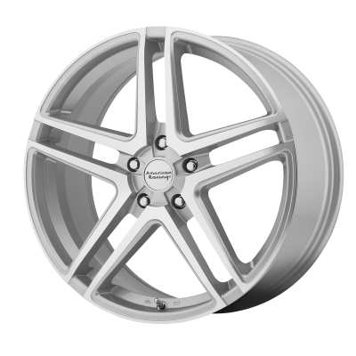 American Racing - 17 x 7.5 AR907 Bright Silver Machined Face 5X4.5 - 5.9" BS