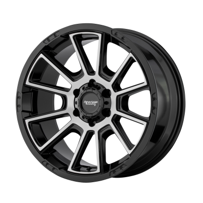 American Racing - 18 x 8.5 AR916 Gloss Black Milled 6X5.5 - 5.34" BS