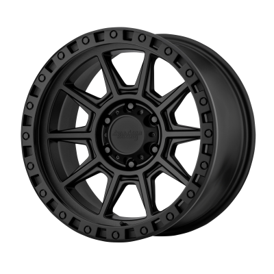 American Racing - 16 x 8 AR202 Cast Iron Black 6X5.5 - 4.5" BS