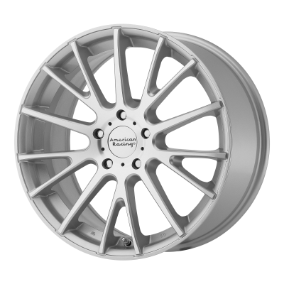 American Racing - 18 x 8 AR904 Bright Silver Machined Face 5X4.5 - 6.27" BS