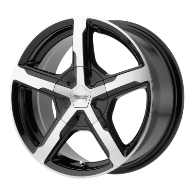 American Racing - 15 x 7 AR921 TRIGGER Gloss Black Machined 4X100/4.5 - 5.38" BS