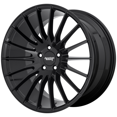 American Racing - 18 x 8 AR934 FASTLANE Gloss Black 5X4.5 - 6" BS