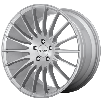 American Racing - 18 x 8 AR934 FASTLANE Brushed Silver 5X4.5 - 6" BS