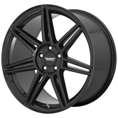 American Racing - 18 x 8 AR935 REDLINE Gloss Black 5X4.5 - 6" BS