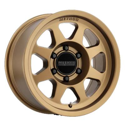 Method Racing Wheels - 15x7 Method MR701 Bead Grip - 5x100  4.6"BS - METHOD BRONZE