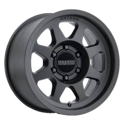 Method Racing Wheels - 17x7.5 Method MR701 Bead Grip - 5x130  6.2"BS - MATTE BLACK