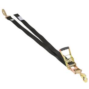 Bulldog Winch - Ratcheting Tie Down Strap 2 Inch x 8 Foot 10K LB Breaking Strength