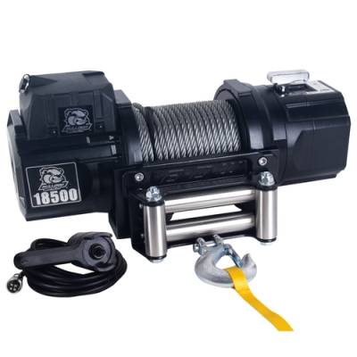 Bulldog Winch - Bulldog Winch 18,500lb HD - Wire Rope