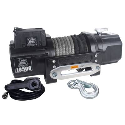 Bulldog Winch - Bulldog Winch 18,500lb HD - Synthetic Rope