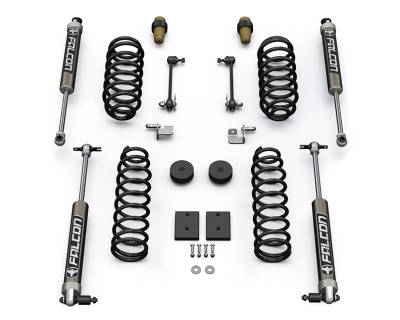 Tera-Flex Suspension - TeraFlex  JK 2dr: 1.5” Sport ST1 Spring Lift System & Falcon 2.1 Monotube