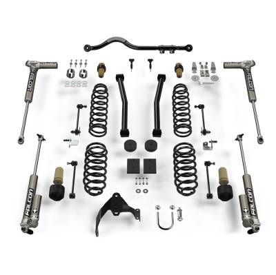 Tera-Flex Suspension - TeraFlex  JK 2dr: 2.5” Sport ST2 Suspension System & Falcon 3.1 Piggyback