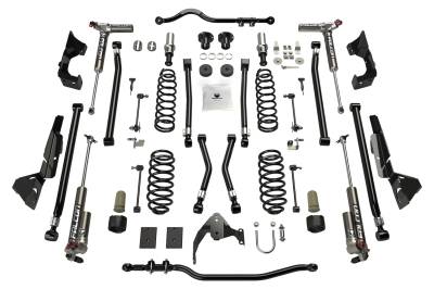 Tera-Flex Suspension - TeraFlex  JK 2dr: 4” Alpine CT4 Long Arm Suspension System & Falcon 3.3 Fast Adjust