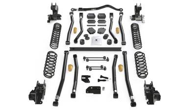 Tera-Flex Suspension - TeraFlex  JL 4dr: 3.5” Alpine CT3 Long Arm Suspension System – No Shock Absorbers