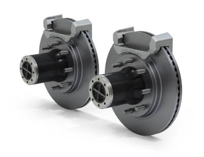 Tera-Flex Suspension - TeraFlex  JK: Dana 30/44 Front Axle 8-Lug Locking Hub Conversion Kit w/ Vented Big Rotors