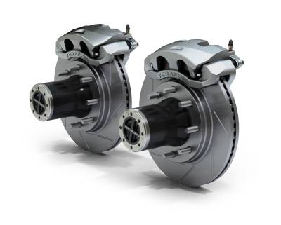 Tera-Flex Suspension - TeraFlex  JK: Dana 30/44 Front Axle 8-Lug Locking Hub Conversion Kit w/ Slotted Big Brakes