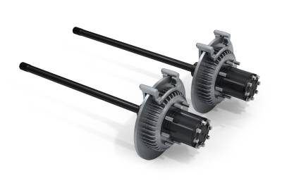 Tera-Flex Suspension - TeraFlex  JK: Dana 44 Rear Axle 8-Lug Full-Float Conversion & Solid Big Rotors – 32-Spline