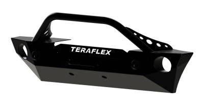 Tera-Flex Suspension - TeraFlex  JK: RockGuard Epic Front Bumper w/ Hoop – Centered Drum Winch