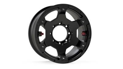 Tera-Flex Suspension - TeraFlex  Nomad Off-Road Wheel – Deluxe – 8x6.5” – Metallic Black – Each