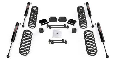 Tera-Flex Suspension - TeraFlex JL 4dr: 2.5” Coil Spring Base Lift Kit & 9550 VSS Twin-Tube Shocks