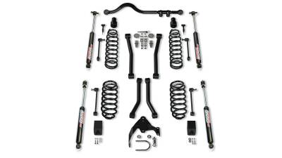 Tera-Flex Suspension - TeraFlex  JK 4dr: 3” Suspension System w/ 4 Sport Control Arms & 9550 VSS Twin-Tube