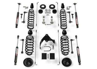 Tera-Flex Suspension - TeraFlex  JK 4dr: 4” Coil Spring Base Lift Kit & 9550 VSS Twin-Tube