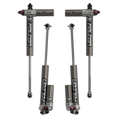 Tera-Flex Suspension - TeraFlex  JK 2dr: Falcon Series 3.3 Fast Adjust Piggyback Shock Kit (1.5-2.5” Lift)