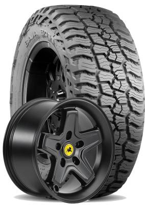 Mickey Thompson - LT305/65R17  M/T Baja Boss A/T on 17x8.5  AEV Pintler Black