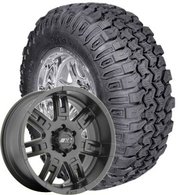 Interco Tire - 33x12.50R16 Interco Trxus MT Radial on M/T Sidebiter II Wheels