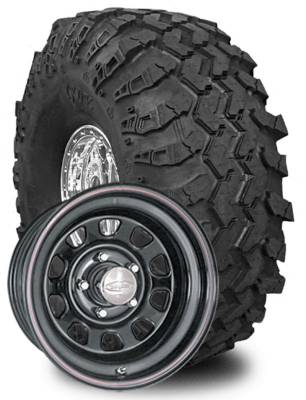 Interco Tire - 36x13.50R15 Interco Irok Radial on US Steel Rock Crawler Wheels