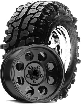 Interco Tire - 33x12.50-15 Interco Thornbird on DR Tracker II Black Wheels