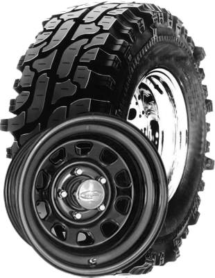 Interco Tire - 33x12.50-15 Interco Thornbird on US Steel Rock Crawler Wheels