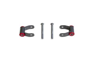 MaxTrac Suspension - MaxTrac Rear Lift Shackles - 1" Lift Height 2007-2018 Chevrolet 1500 2WD