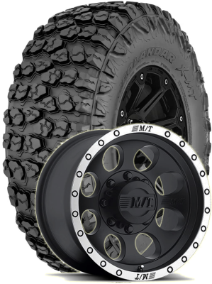 Yokohama Tire - 37x12.50R17 Geolandar X-MT on 17x9  M/T Classic Baja Lock