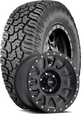 Yokohama Tire - 35x12.50R17 Geolandar X-AT on 17x8.5 Method Racing NV305 Black