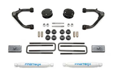 Fabtech - Fabtech K1129 Uniball Lift System w/Shocks - 2019>2020 GM 1500