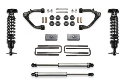 Fabtech - Fabtech K1129DL Uniball UCA Lift System w/Shocks - 2019>2020 GM 1500