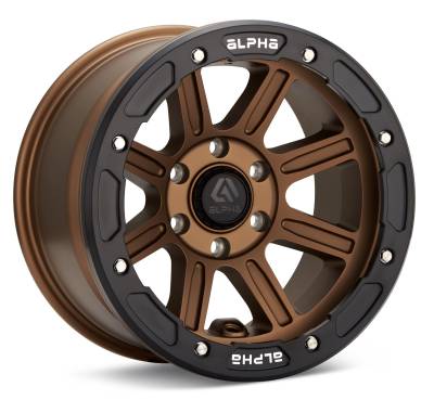 ALPHAequipt Wheel - 17X9 5X127  X COMMANDER -20 CB 78.30 BRONZE/ WITH BLACK STREET LOCK