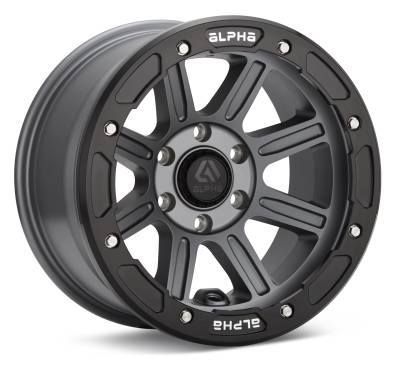 ALPHAequipt Wheel - 17X9 5X127  X COMMANDER -20 CB 78.30 GREY/ WITH BLACK STREET LOCK