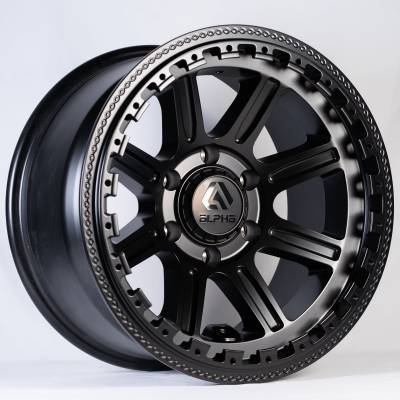 ALPHAequipt Wheel - 17X9 5X127  X COMMANDER -20 CB 78.30 MATTE BLACK