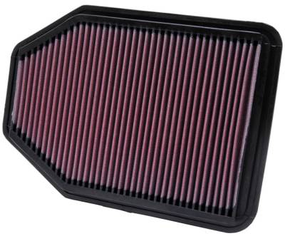 K&N - K&N Replacement Air Filter - JEEP WRANGLER V6-3.8L F/I; 2007-2012