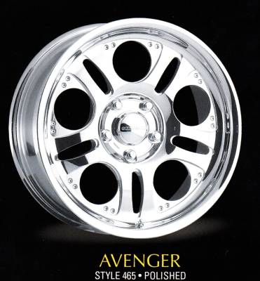 Centerline Wheel - 20X8 CENTERLINE AVENGER 5.0BS 6-5.5HC GM