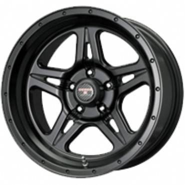 Desert Rattler Aluminum - 17X9 Desert Rattler Moab-STR 6 - Satin Black - 6x5.5