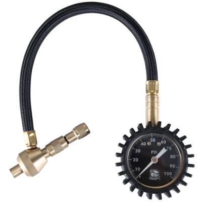 Bulldog Winch - Bulldog Winch Tire Deflator with Analog Gauge