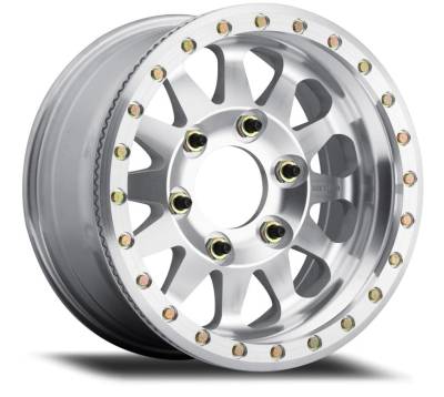 Method Racing Wheels - 17x9 Method MR101 Beadlock - 6x6.5  4.5"BS - MACHINED - RAW