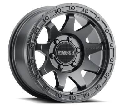 Method Racing Wheels - 17x8.5 Method MR317 - 5x150  4.75"BS - MATTE BLACK