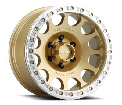 Method Racing Wheels - 17x9 Method MR105 V3 - 5x5  3.5"BS - GOLD